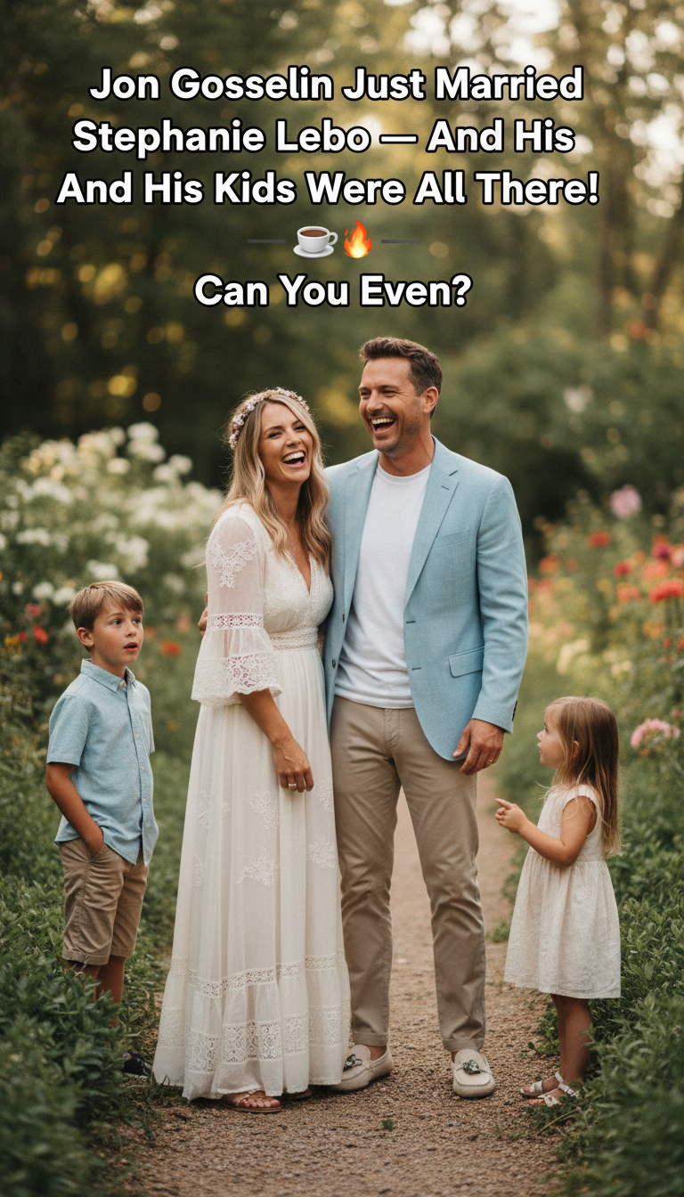 Jon Gosselin Just Married Stephanie Lebo — And His Kids Were All There! ☕🔥 Can You Even?!