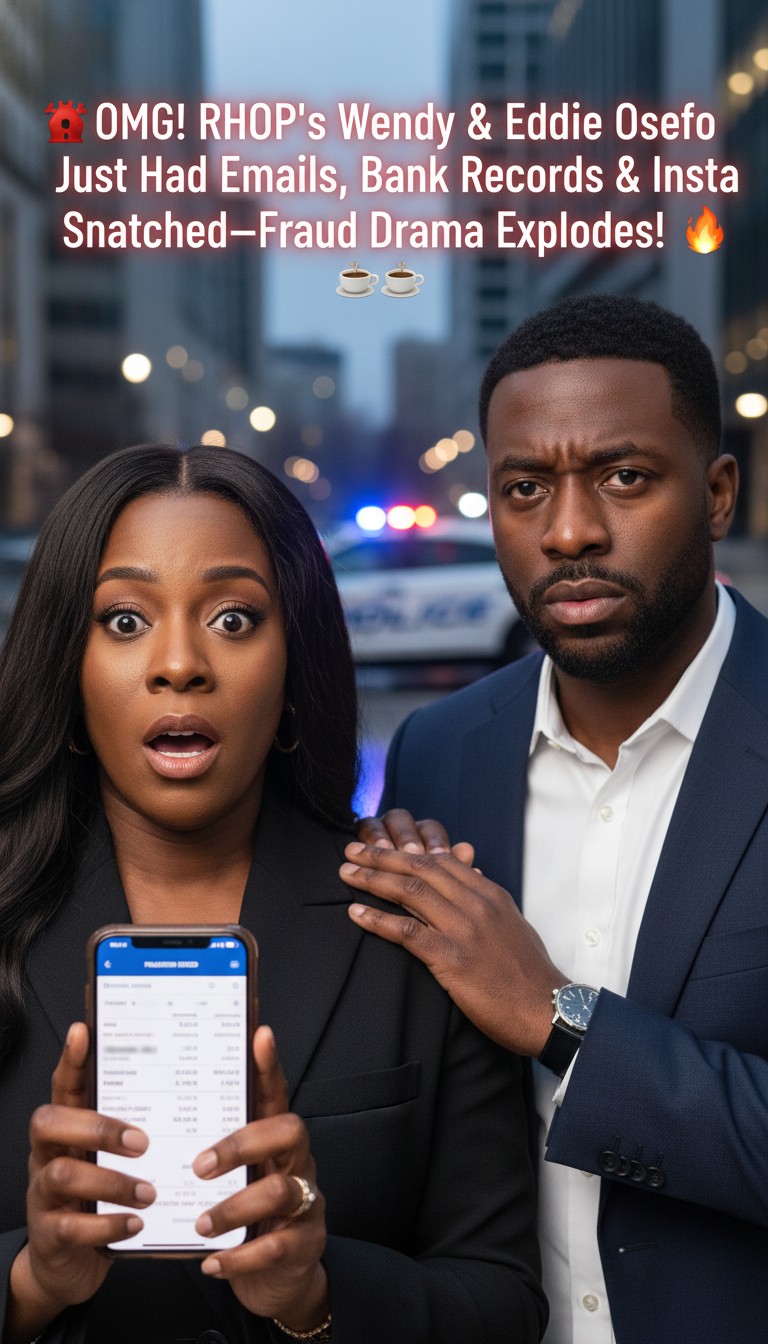 🚨OMG! RHOP’s Wendy & Eddie Osefo Just Had Emails, Bank Records & Insta Snatched—Fraud Drama Explodes!☕🔥