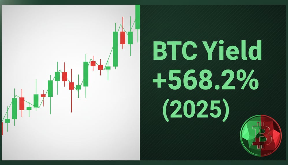 Metaplanet Reports 568.2% BTC Yield in 2025 Amid Growing Bitcoin Holdings