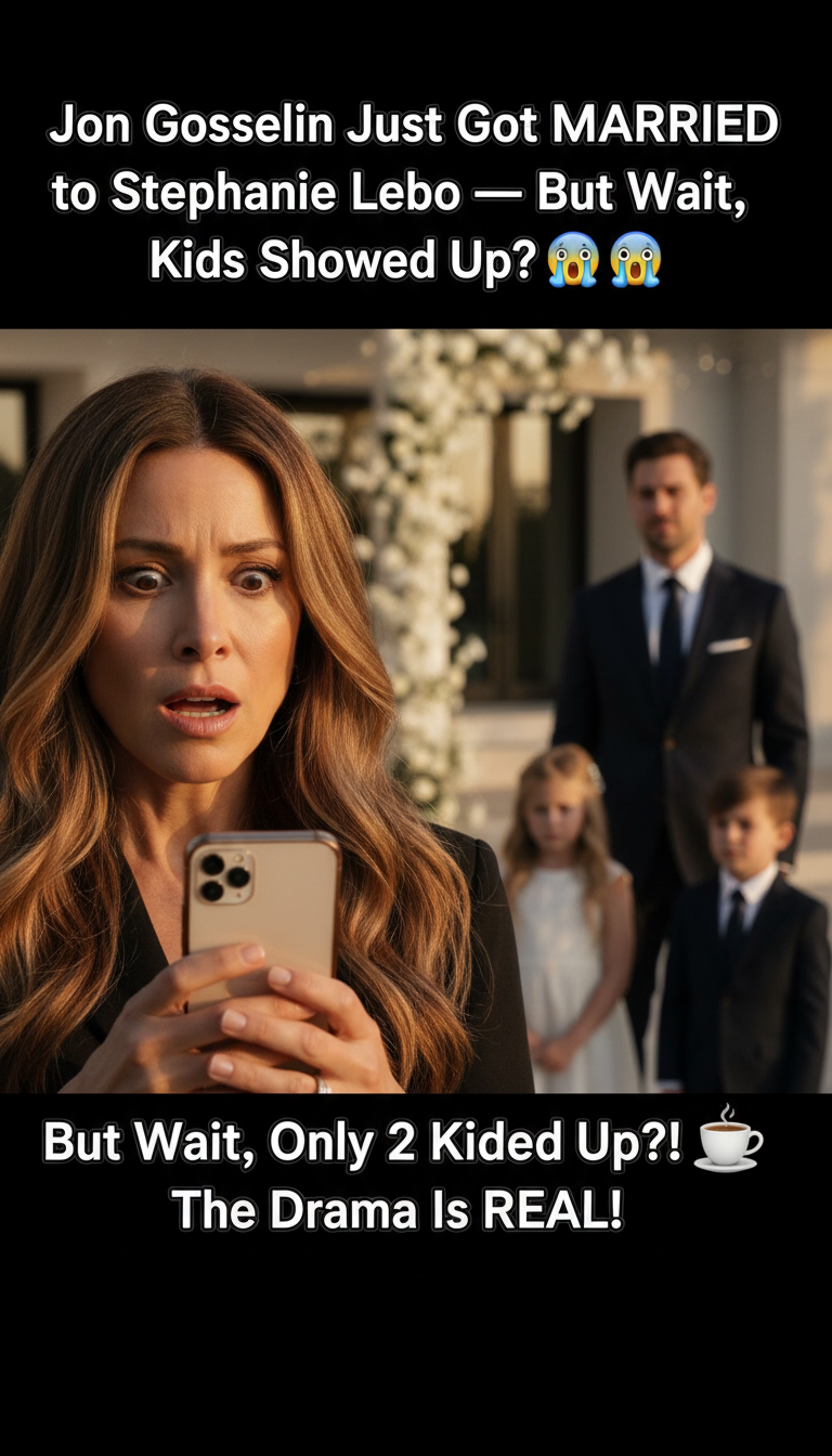 Jon Gosselin Just Got MARRIED to Stephanie Lebo — But Wait, Only 2 Kids Showed Up?! 😱☕️ The Drama Is REAL!