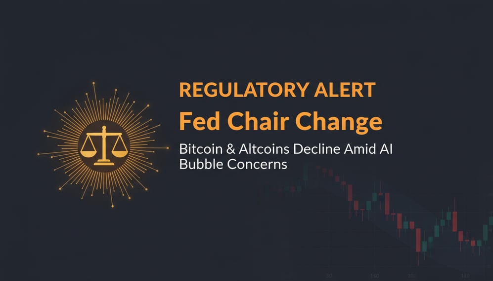 Bitcoin and Altcoins Decline Amid Fed Chair Change and AI Bubble Concerns