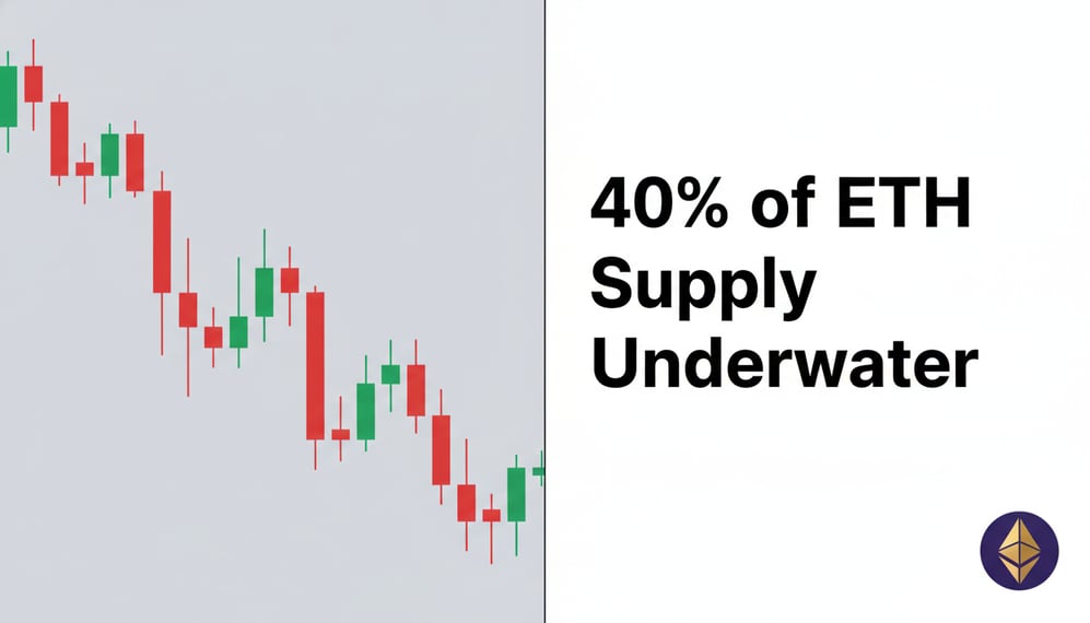40% of Ethereum Supply Is Underwater as Whales Take Divergent Positions