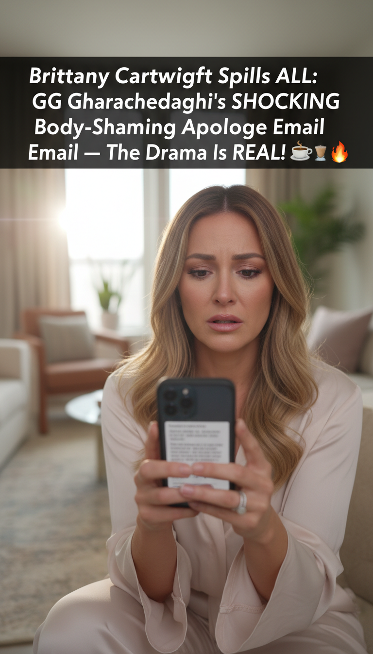 Brittany Cartwright Spills ALL: GG Gharachedaghi’s SHOCKING Body-Shaming Apology Email — The Drama Is REAL! ☕🔥