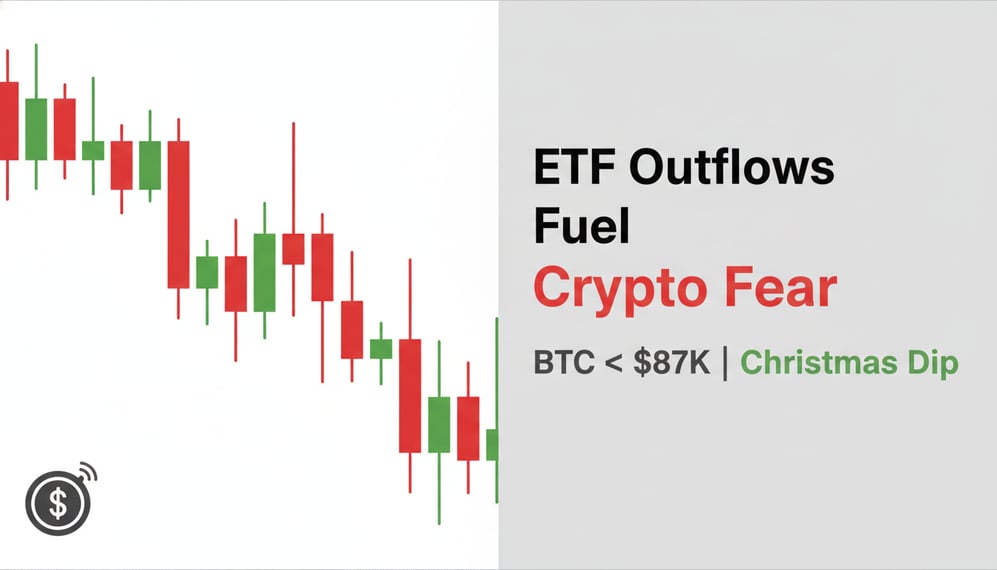 Why Are Bitcoin and Ethereum ETF Outflows Driving Crypto Fear on Christmas?