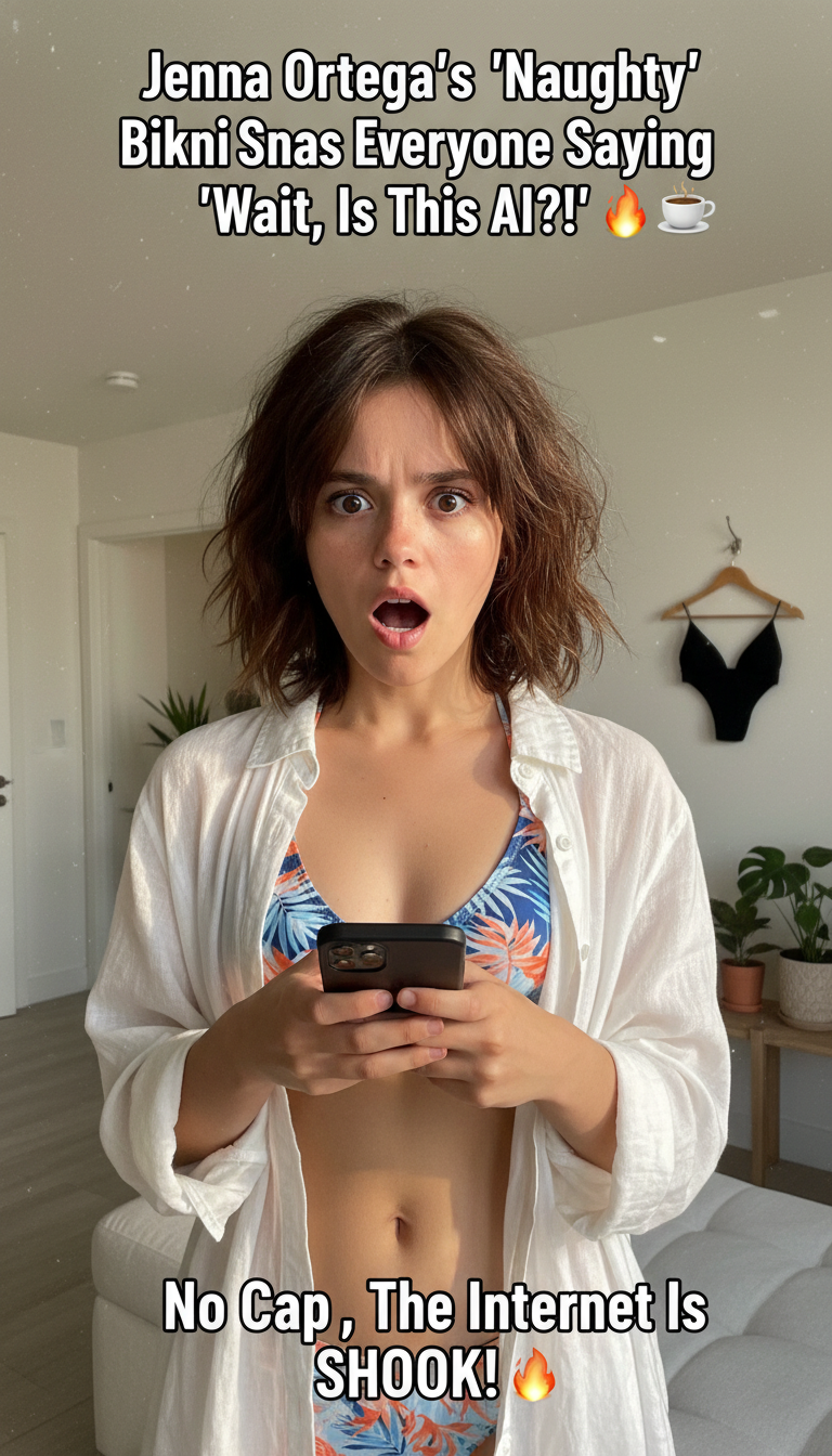 Jenna Ortega’s ‘Naughty’ Bikini Snap Has Everyone Saying ‘Wait, Is This AI?!’ ☕🔥 No Cap, The Internet Is SHOOK!
