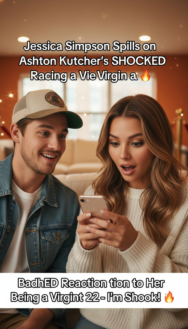 Jessica Simpson Spills on Ashton Kutcher’s SHOCKED Reaction to Her Being a Virgin at 22 — I’m Shook! ☕🔥