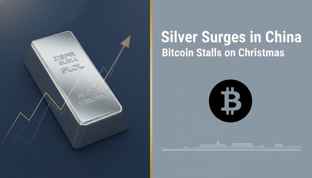 Why Did Silver Prices Surge in China While Bitcoin Stalled on Christmas?
