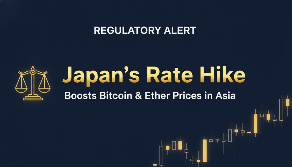 How Japan’s Rate Hike Boosted Bitcoin and Ether Prices in Asia