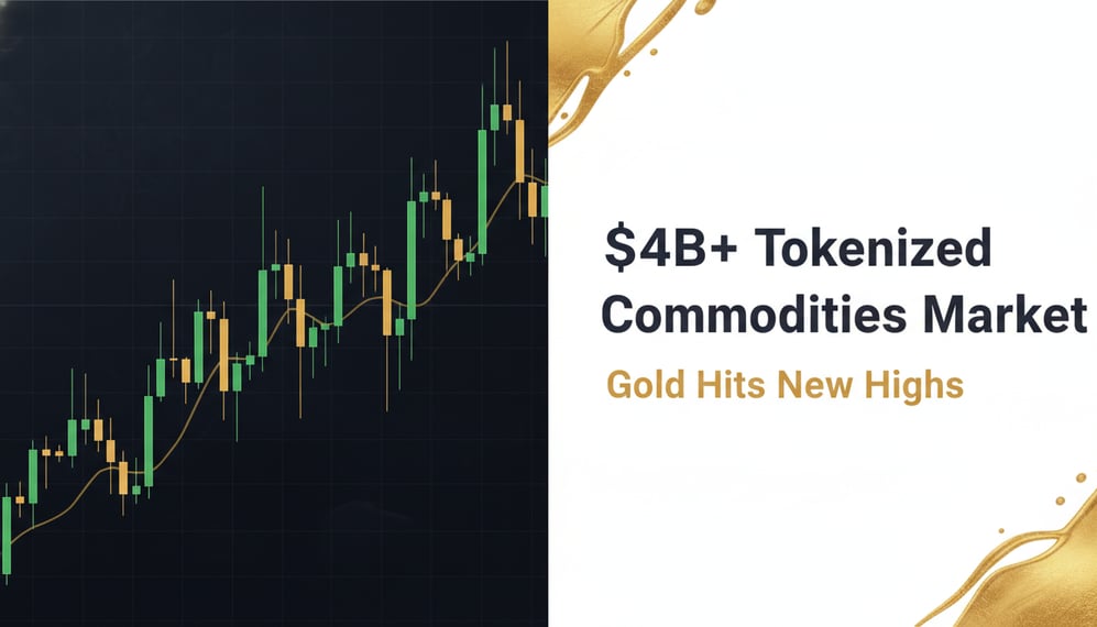 Tokenized Commodities Approach $4 Billion as Gold Hits New Highs