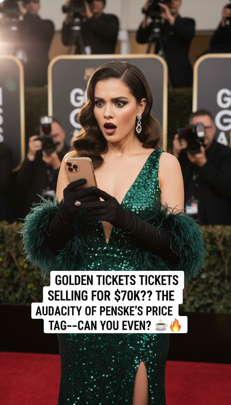 Golden Globes Tickets Selling for $70K?! The Audacity of Penske’s Price Tag—Can You Even?! ☕🔥