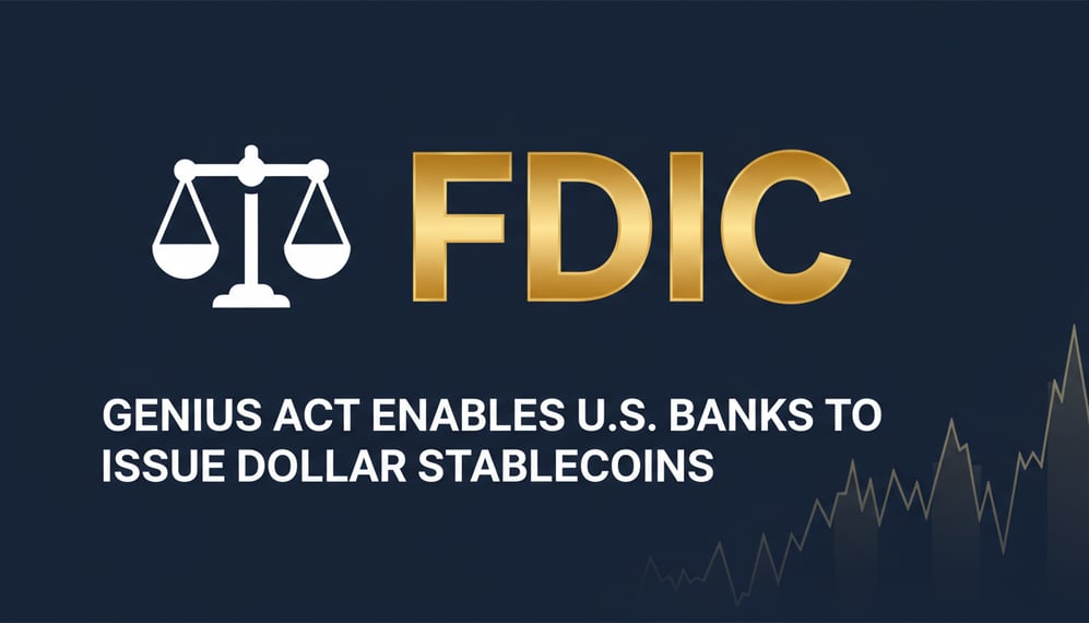 How the FDIC’s GENIUS Act Enables U.S. Banks to Issue Dollar Stablecoins