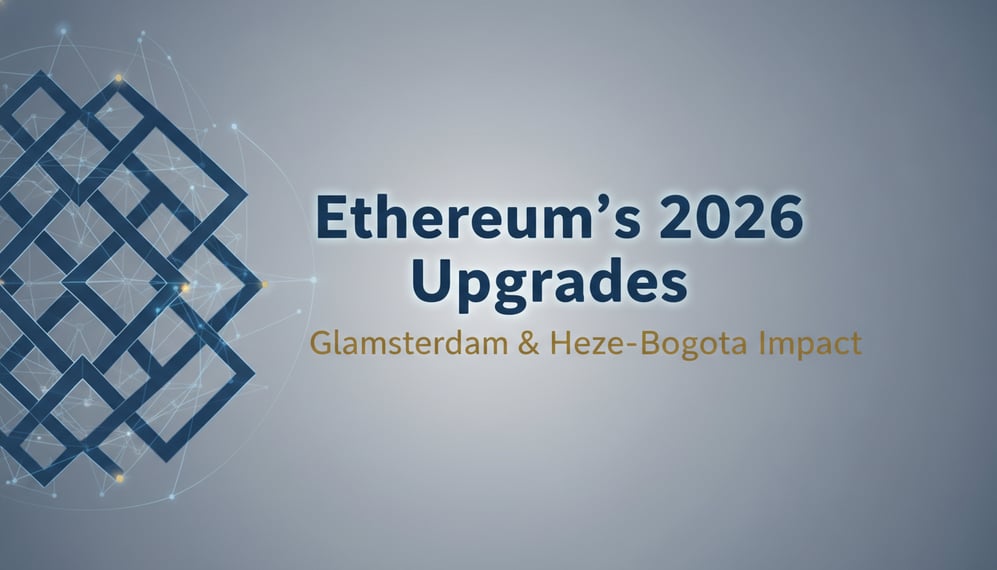Ethereum’s 2026 Upgrades: How Glamsterdam and Heze-Bogota Will Change the Network