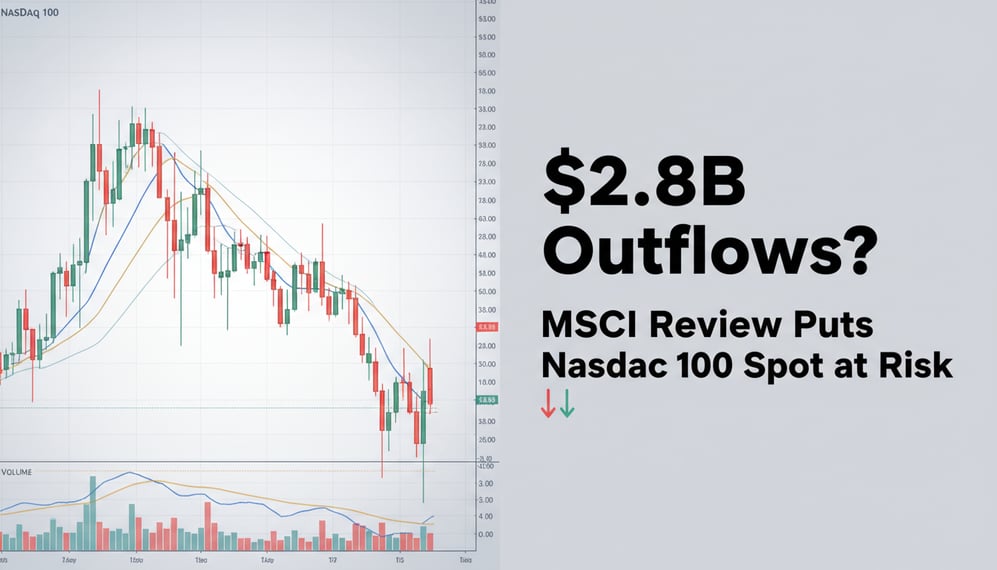 MSCI Review Puts Strategy’s Nasdaq 100 Spot at Risk: Could $2.8B Outflows Follow?