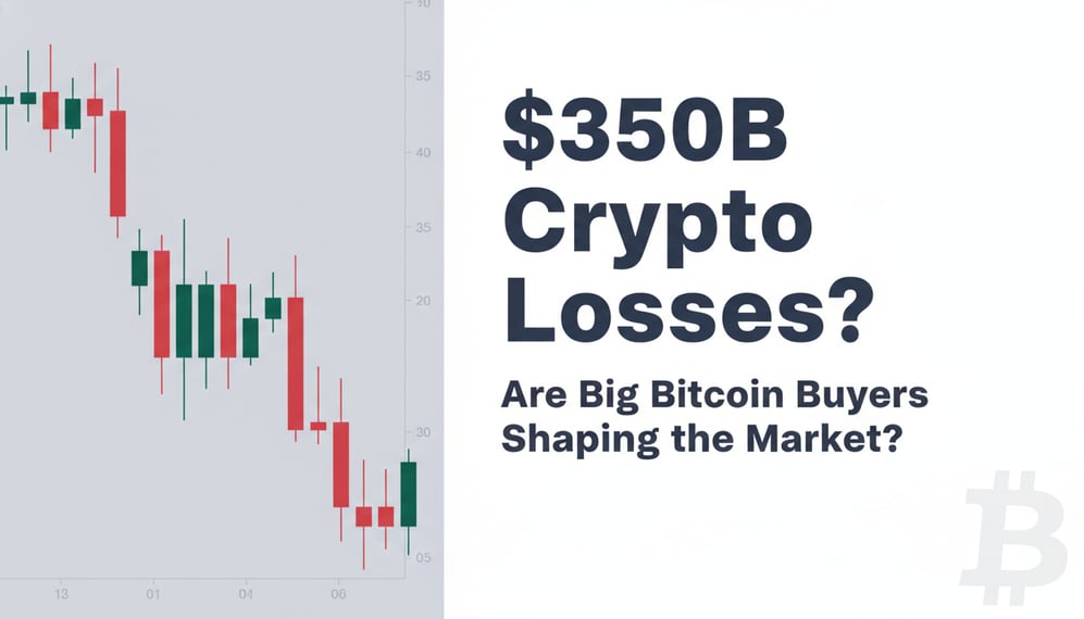 After $350B in Crypto Losses, Are Large Bitcoin Buyers Driving a Market Shift?