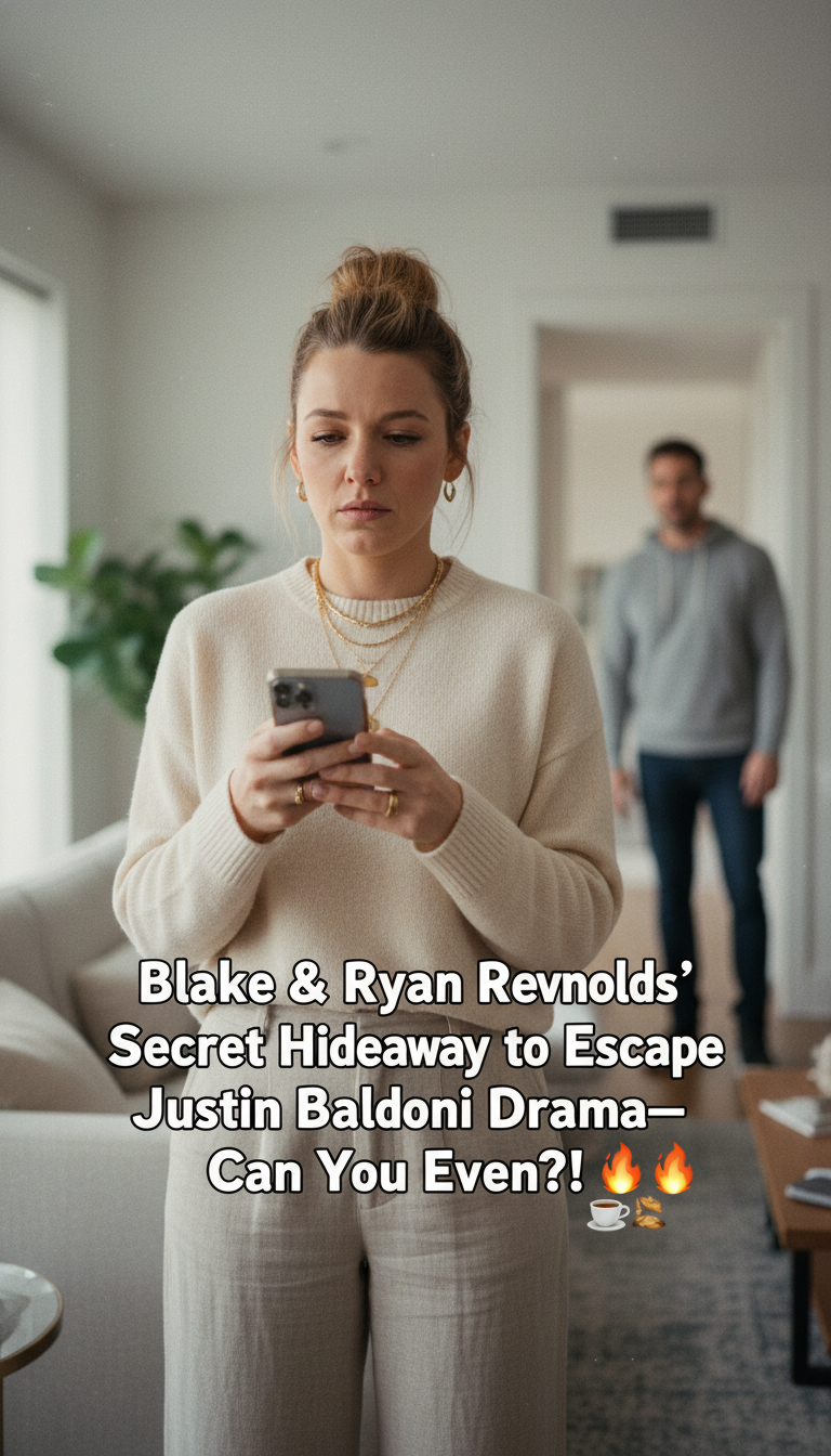 Blake Lively & Ryan Reynolds’ Secret Hideaway to Escape Justin Baldoni Drama—Can You Even?! ☕🔥
