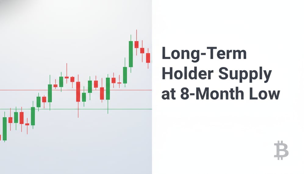 Bitcoin Long-Term Holder Supply Drops to 8-Month Low: What Does It Signal?