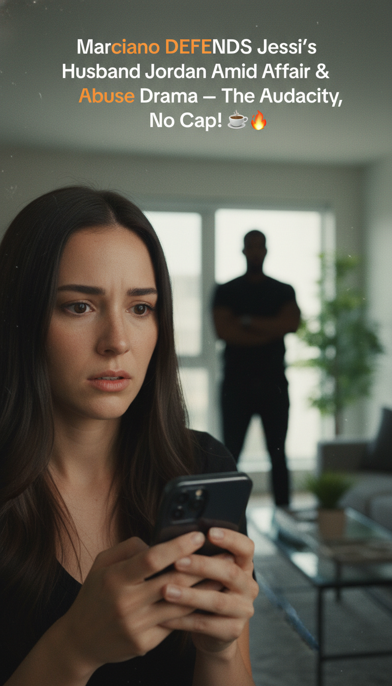 Marciano DEFENDS Jessi’s Husband Jordan Amid Affair & Abuse Drama — The Audacity, No Cap! ☕🔥