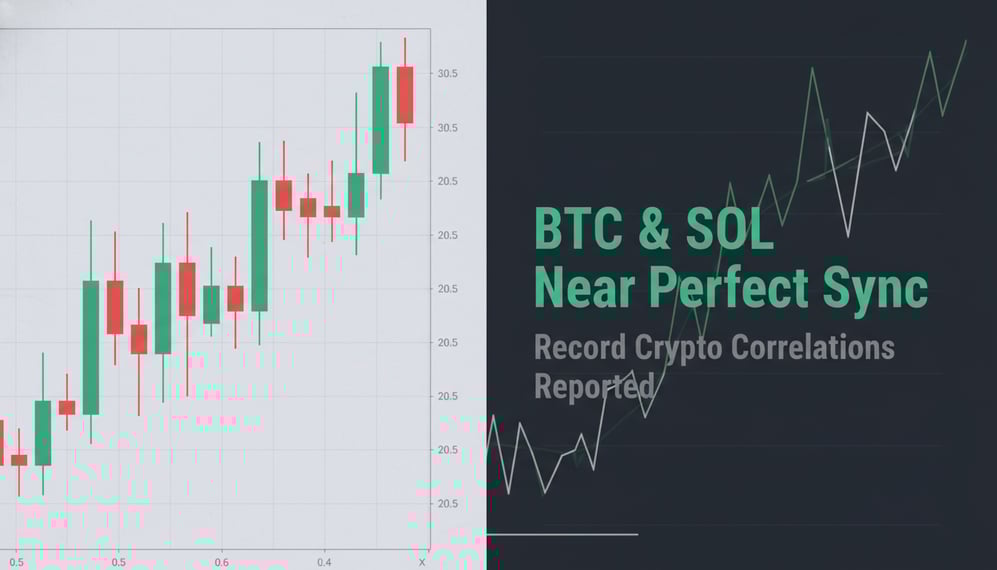 DeFiLlama Reports Record Crypto Correlations as BTC and SOL Near Perfect Sync