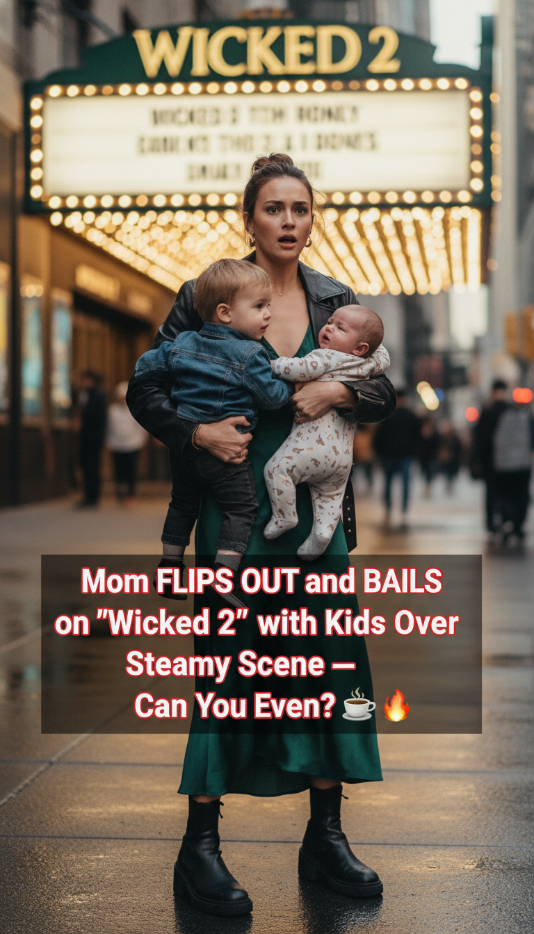 Mom FLIPS OUT and BAILS on ‘Wicked 2’ with Kids Over Steamy Scene — Can You Even?! ☕🔥