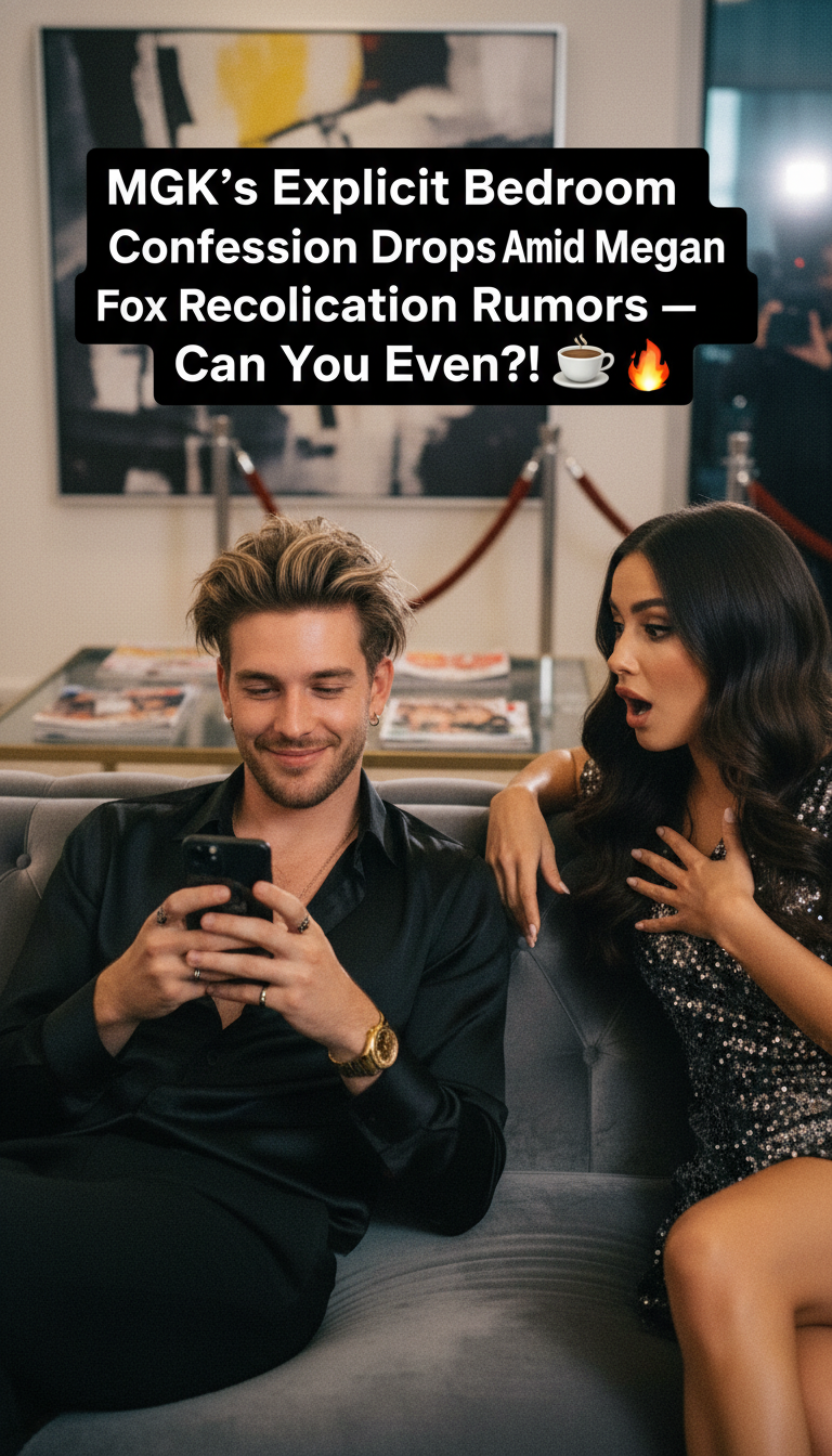 MGK’s Explicit Bedroom Confession Drops Amid Megan Fox Reconciliation Rumors — Can You Even?! ☕🔥