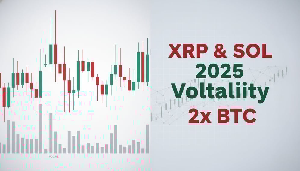 Why XRP and Solana Volatility in 2025 Was Twice That of Bitcoin's