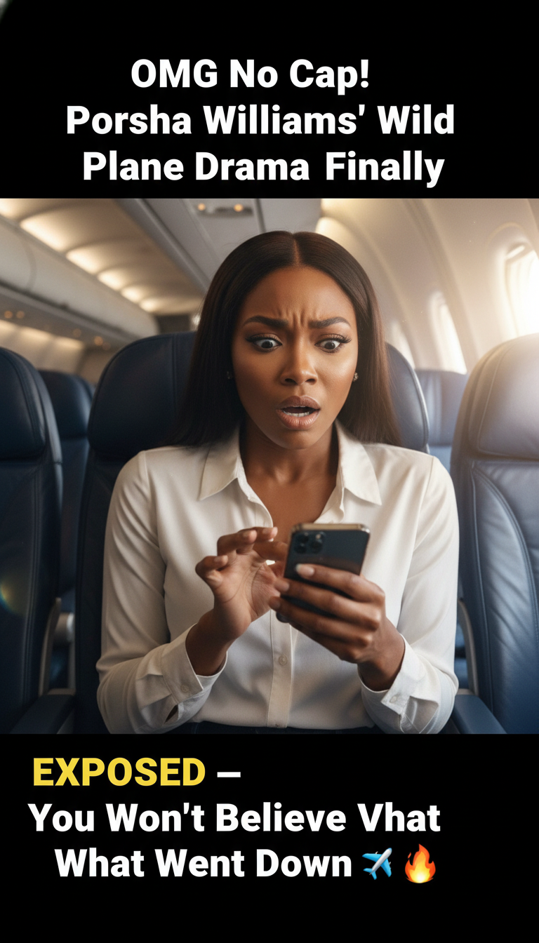 OMG No Cap! Porsha Williams’ Wild Plane Drama Finally EXPOSED — You Won’t Believe What Went Down ✈️🔥