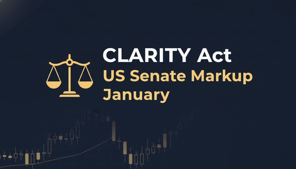 US Senate to Mark Up CLARITY Act in January: What’s Next for Crypto Regulation?