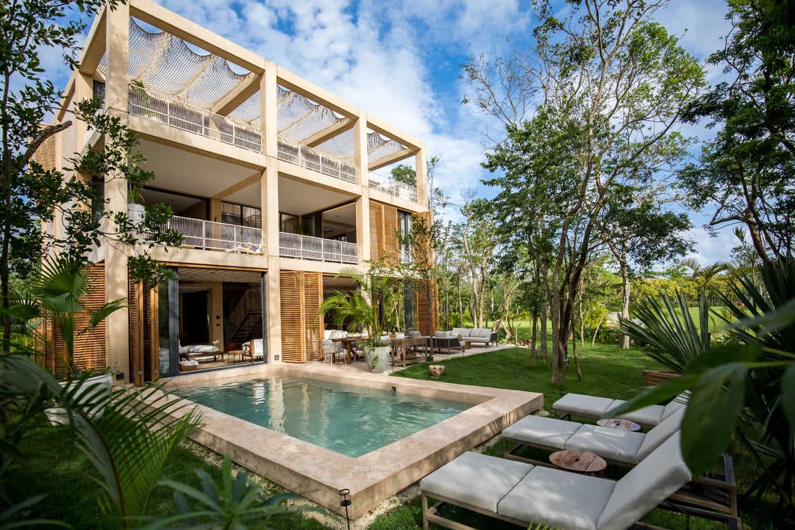 Palm Villas at Corasol: Modern Design Masterpiece on the Gran Coyote Golf Course
