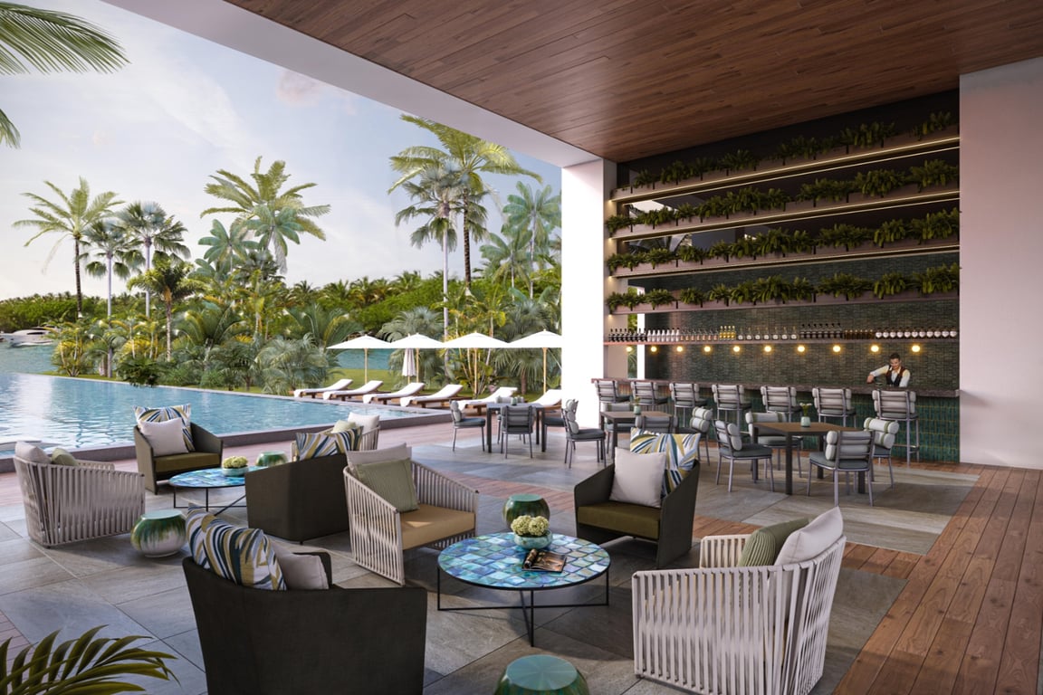 Caribbean Elegance: Italian-Designed Luxury Living with Marina and Golf Views