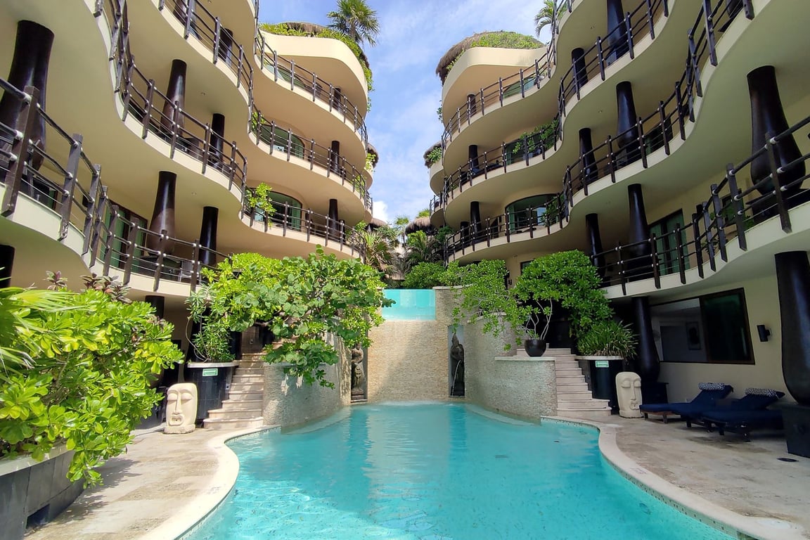 Villa 30: Balinese-Inspired Penthouse Living on Playa del Carmen's Beachfront