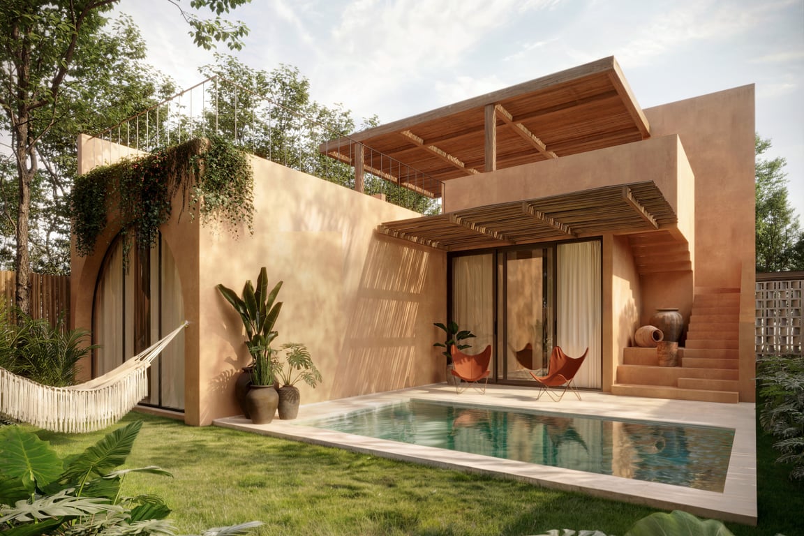 Grand Paradise Sanctuary: Organic Luxury Living in Tulum's Exclusive Gated Community