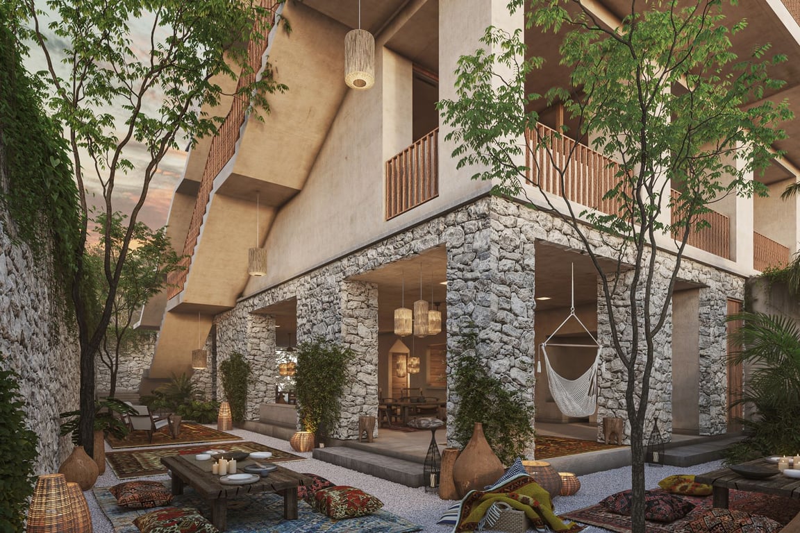 Sunset Villa: Art-Inspired Sanctuary in Tulum's La Veleta