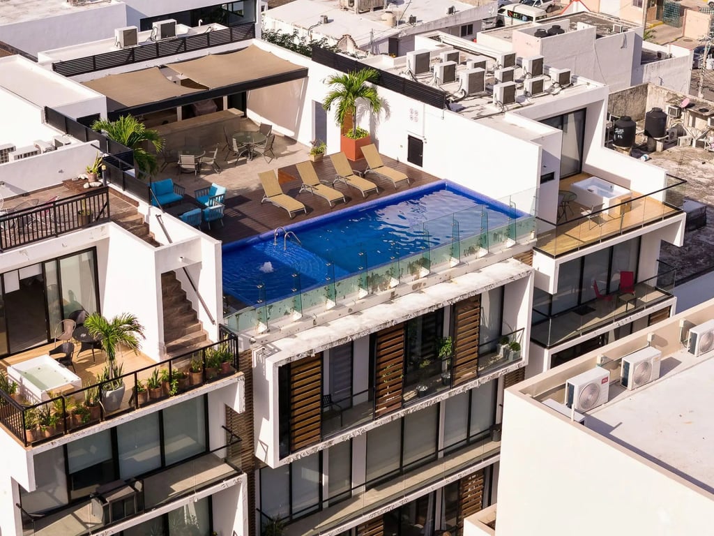 Turnkey Three-Bedroom Retreat in Downtown Playa del Carmen