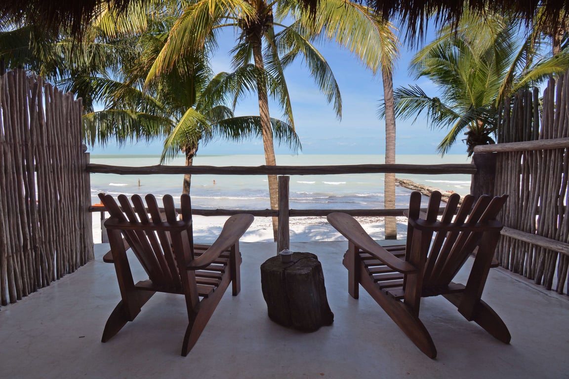 Holbox Island Beachfront Sanctuary with Direct Ocean Access