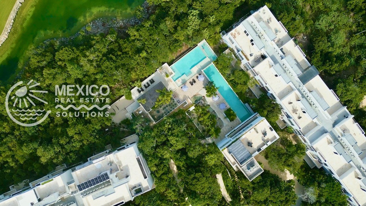Two-Bedroom Lock-Off Condo Overlooking Jungle at Anah Village, Tulum Country Club