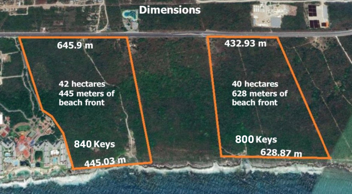 Beachfront Hotel Lands for Sale