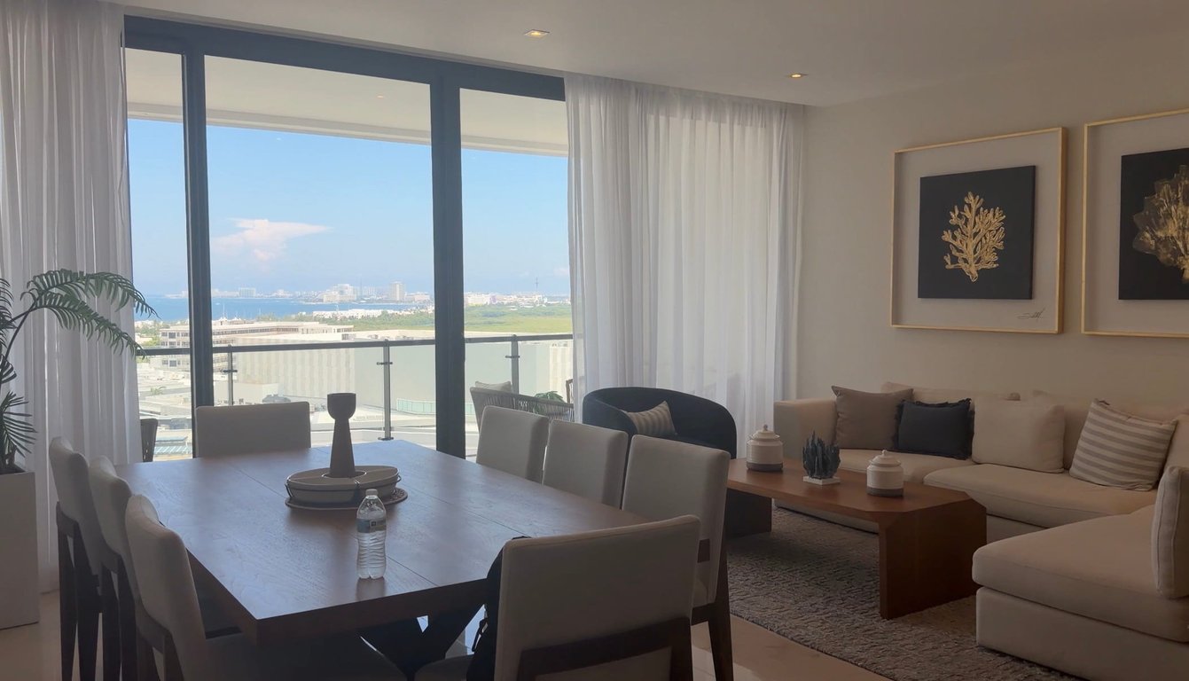 Puerto Cancun | 3 Bedroom Ocean View Condo in Blume