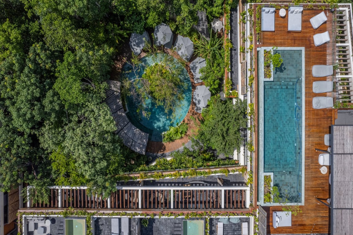 Furnished Studio with Private Terrace in Aldea Zamá, Tulum