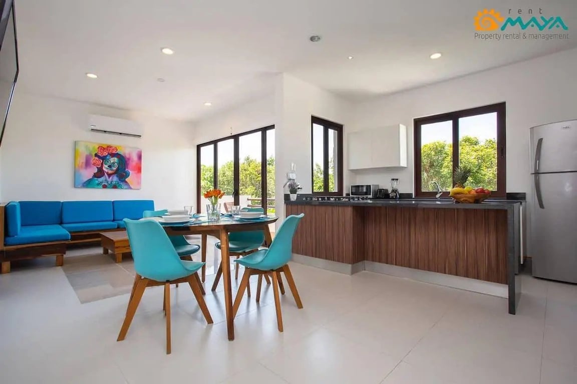 Turnkey corner condo surrounded by green in Sirenis, Akumal