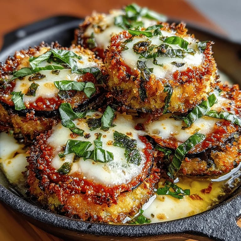 Crispy Air Fryer Eggplant Parmesan Rounds: A Culinary Delight