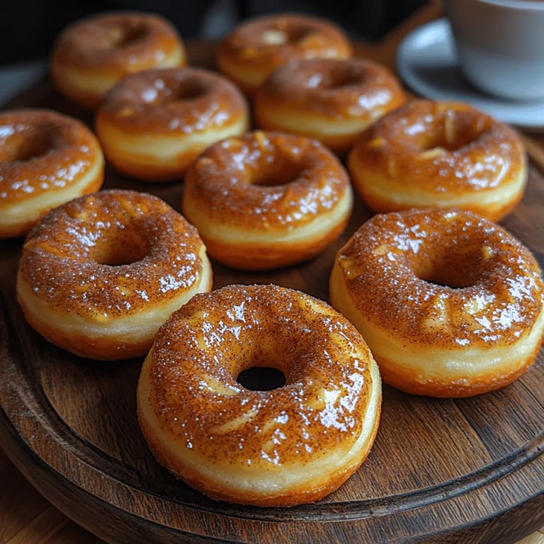 Cinnamon Swirl Baked Apple Donuts: A Delightful Treat