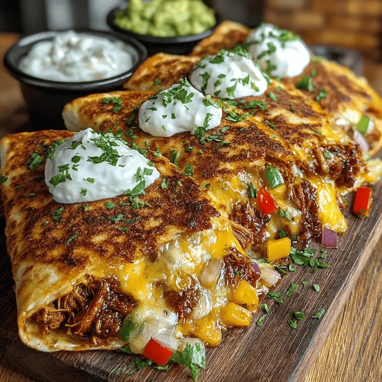 Smoky BBQ Chicken Quesadillas: A Flavorful Delight