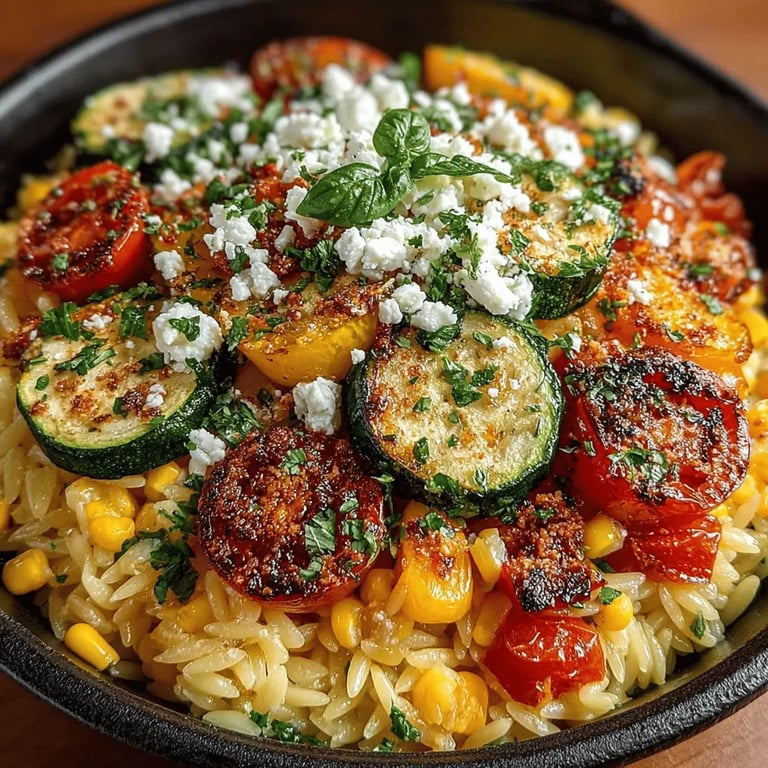 Sunny Harvest Orzo Salad