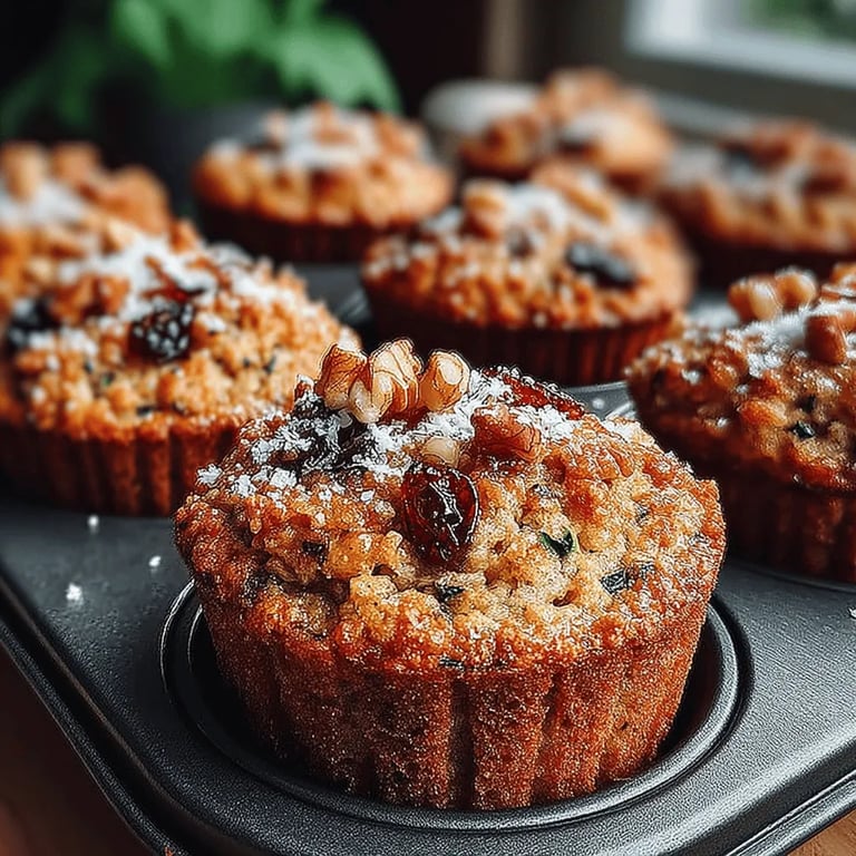 Zucchini Apple Oatmeal Cups: A Wholesome Delight for Every Palate close up showing texture and detail