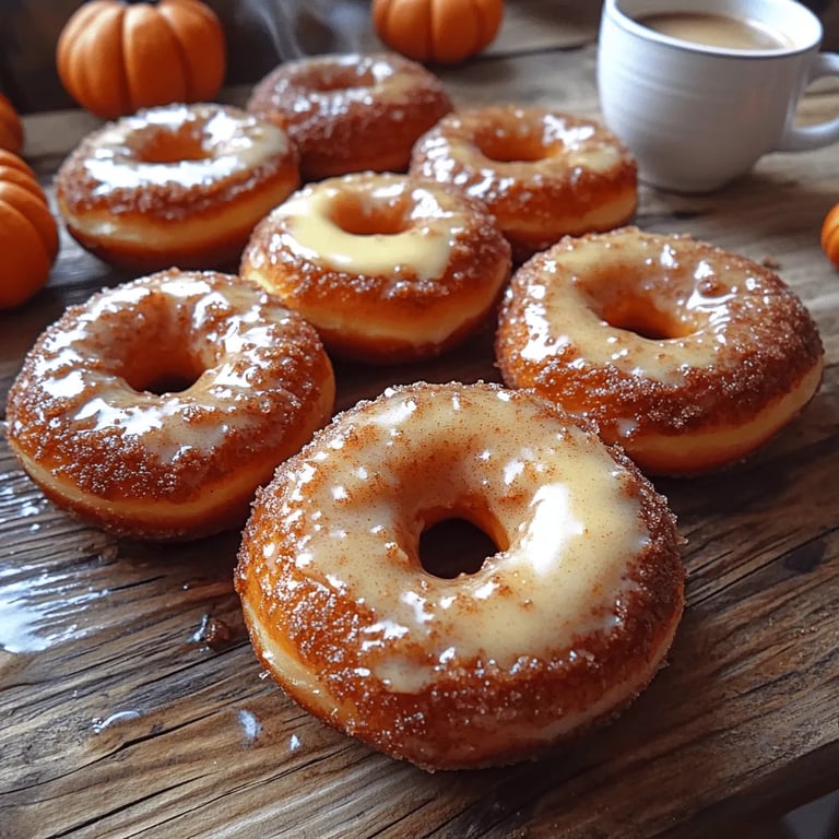 Cozy Baked Pumpkin Spice Donuts: A Taste of Autumn close up showing texture and detail