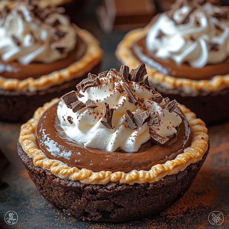 Indulge in Decadence: Mini Chocolate Cream Pies Recipe