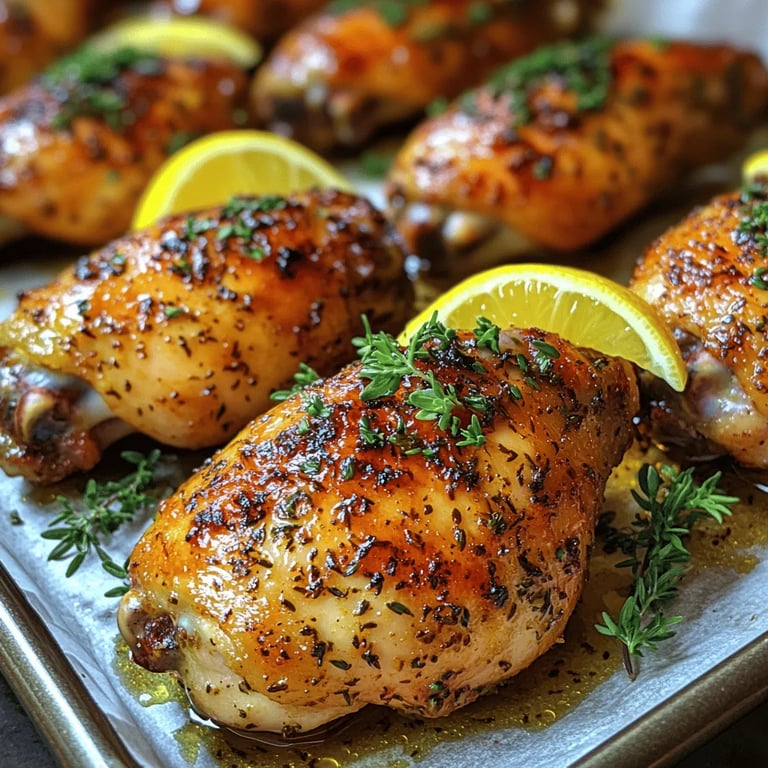 Zesty Lemon Herb Roasted Chicken Drumsticks: Cooking Techniques, Tips, and More