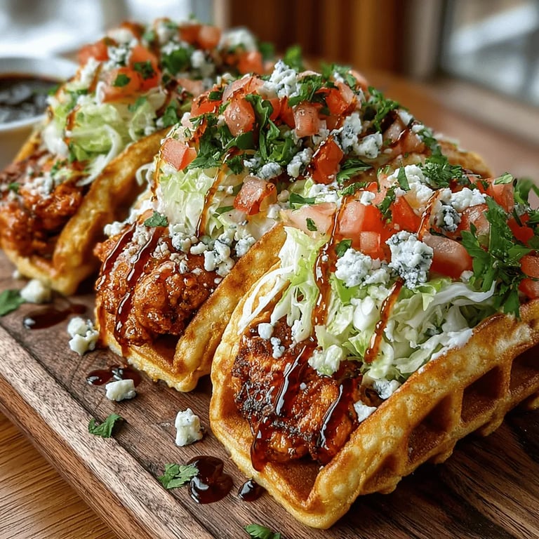 Buffalo Chicken Waffle Tacos: The Ultimate Fusion Dish