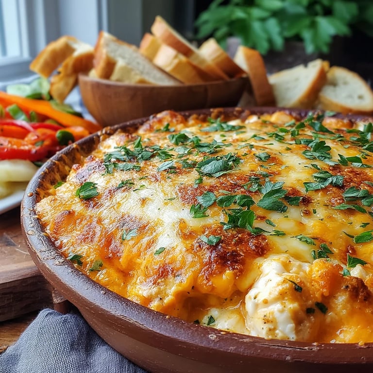 Turkey Chicken Cheddar Bake Deluxe