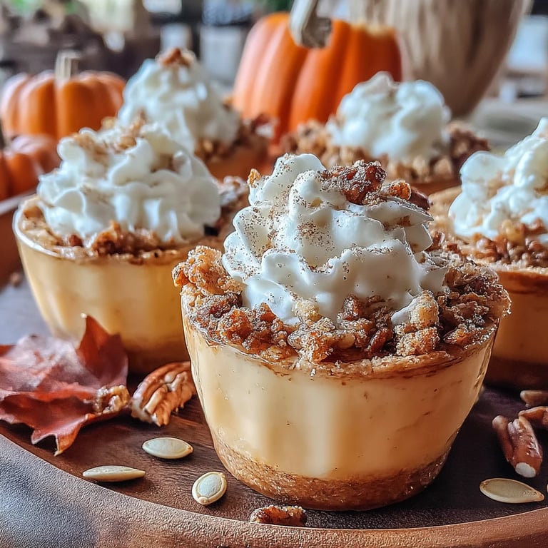 Pumpkin Crunch Toast Cups